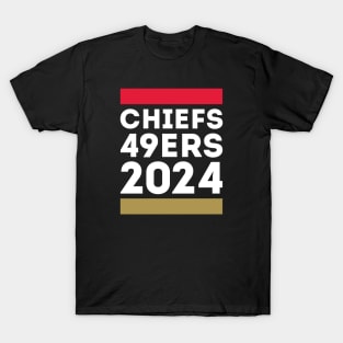 Chiefs 49ers 2024 T-Shirt